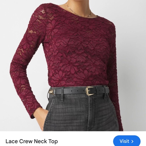 NWT EXPRESS BLACK LACE JUMPSUIT LONG SLEEVE VELVET TRIM
Size 4 - Picture 5 of 13